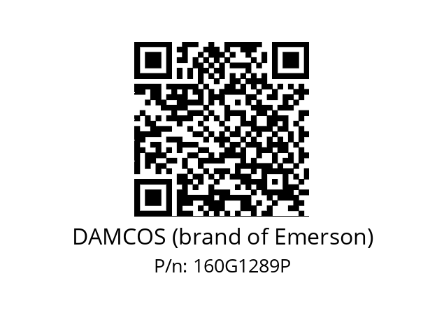   DAMCOS (brand of Emerson) 160G1289P