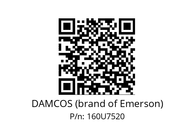   DAMCOS (brand of Emerson) 160U7520