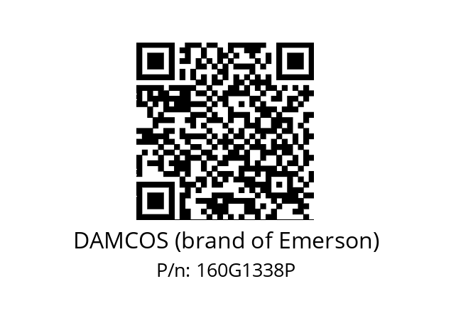   DAMCOS (brand of Emerson) 160G1338P