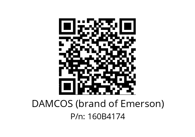   DAMCOS (brand of Emerson) 160B4174