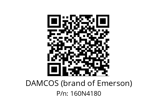   DAMCOS (brand of Emerson) 160N4180