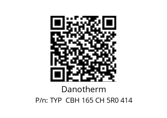   Danotherm TYP  CBH 165 CH 5R0 414