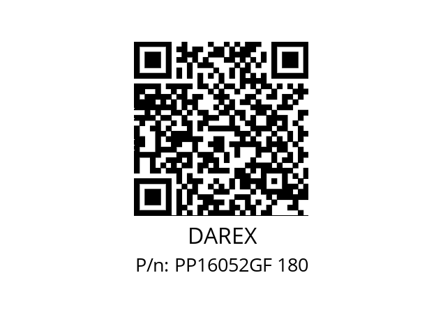   DAREX PP16052GF 180