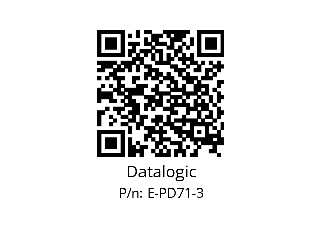   Datalogic E-PD71-3