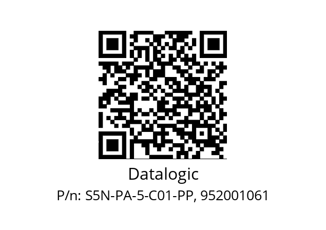   Datalogic S5N-PA-5-C01-PP, 952001061