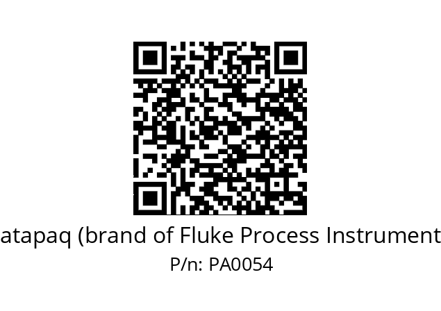   Datapaq (brand of Fluke Process Instruments) PA0054