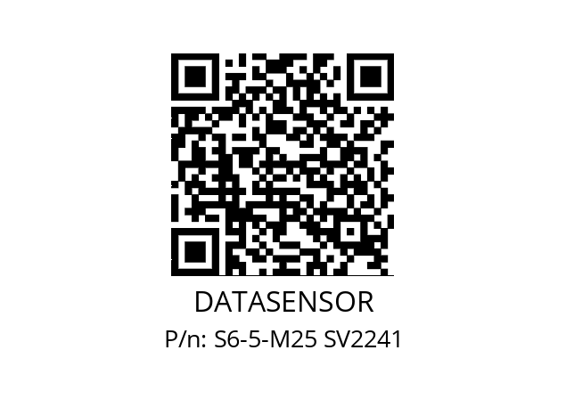   DATASENSOR S6-5-M25 SV2241