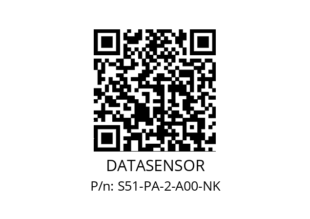   DATASENSOR S51-PA-2-A00-NK