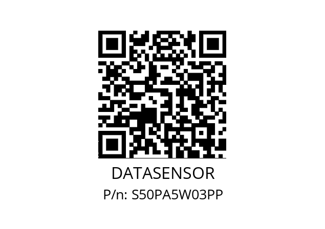   DATASENSOR S50PA5W03PP