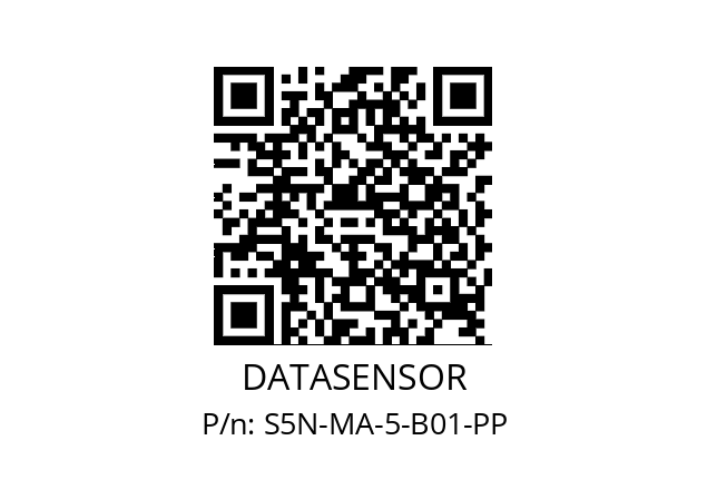   DATASENSOR S5N-MA-5-B01-PP