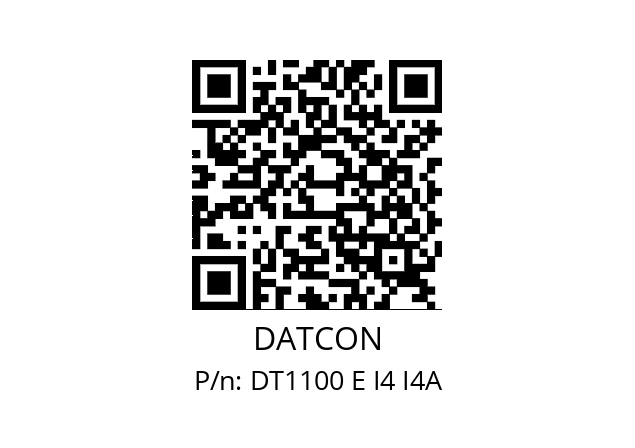   DATCON DT1100 E I4 I4A