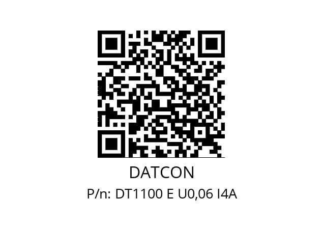   DATCON DT1100 E U0,06 I4A