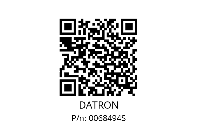   DATRON 0068494S