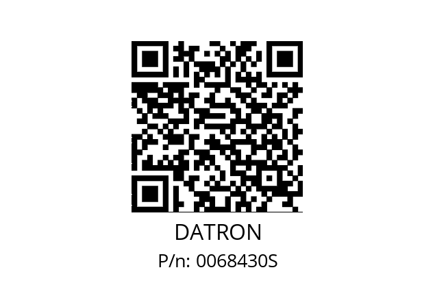   DATRON 0068430S