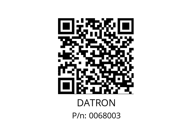   DATRON 0068003