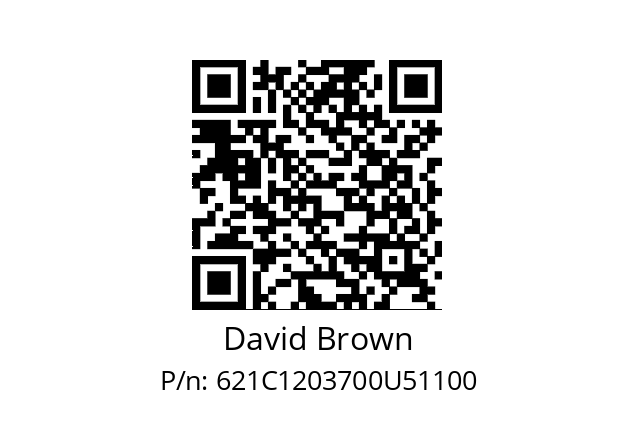   David Brown 621C1203700U51100