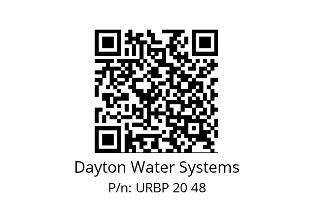   Dayton Water Systems URBP 20 48