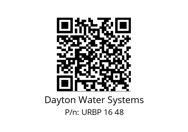   Dayton Water Systems URBP 16 48