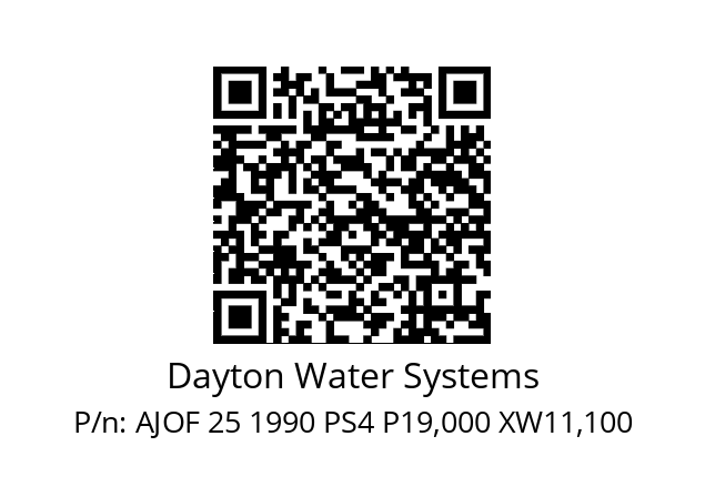   Dayton Water Systems AJOF 25 1990 PS4 P19,000 XW11,100