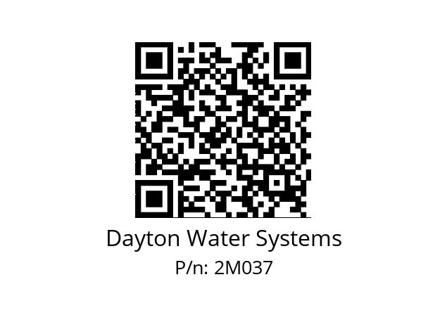   Dayton Water Systems 2M037