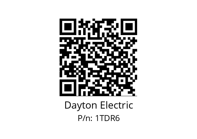   Dayton Electric 1TDR6