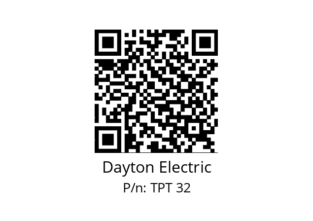   Dayton Electric TPT 32