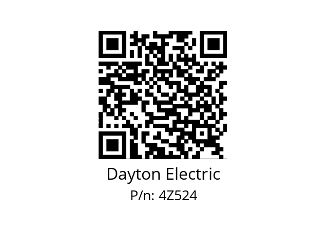   Dayton Electric 4Z524