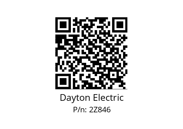   Dayton Electric 2Z846