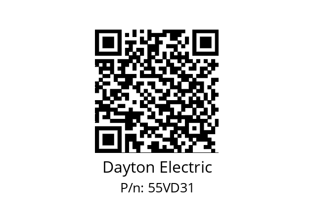   Dayton Electric 55VD31