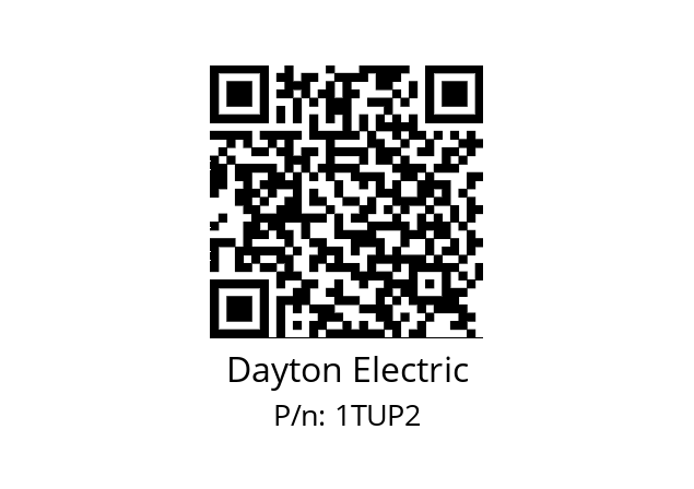   Dayton Electric 1TUP2