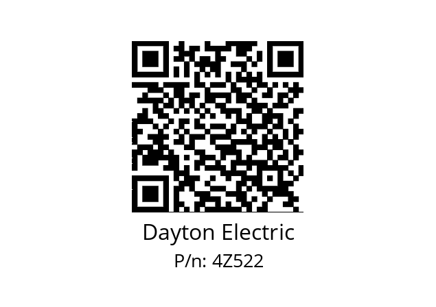   Dayton Electric 4Z522