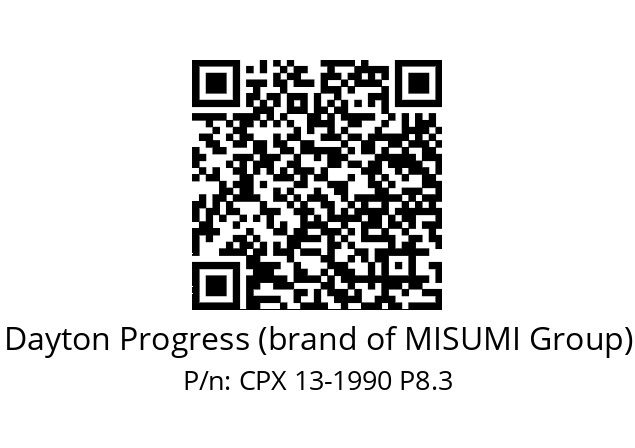   Dayton Progress (brand of MISUMI Group) CPX 13-1990 P8.3