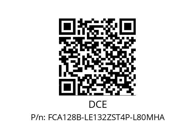   DCE FCA128B-LE132ZST4P-L80MHA