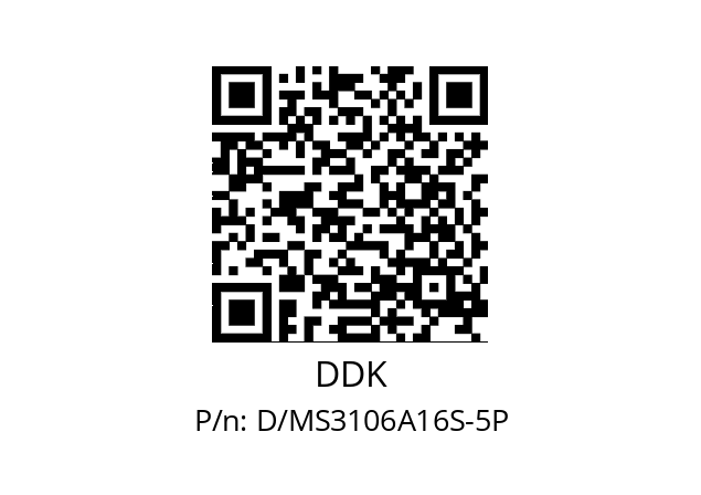   DDK D/MS3106A16S-5P