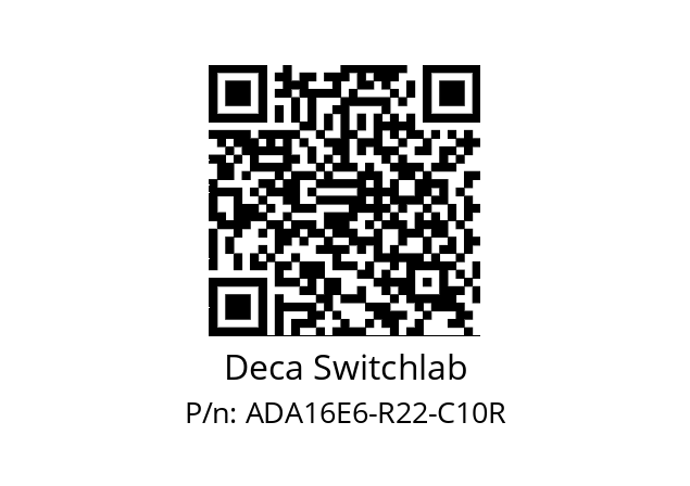   Deca Switchlab ADA16E6-R22-C10R