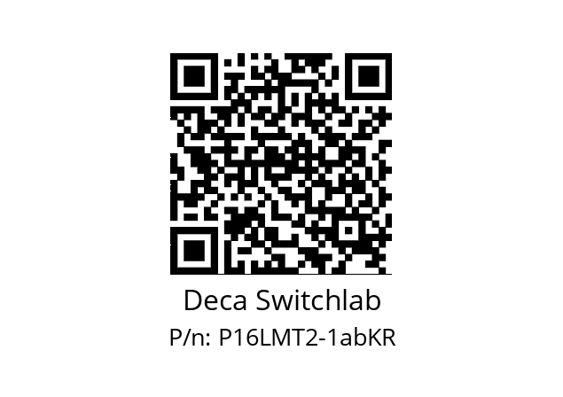   Deca Switchlab P16LMT2-1abKR