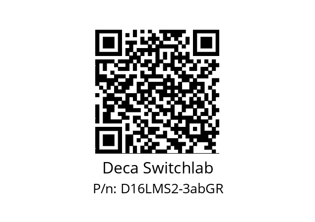   Deca Switchlab D16LMS2-3abGR