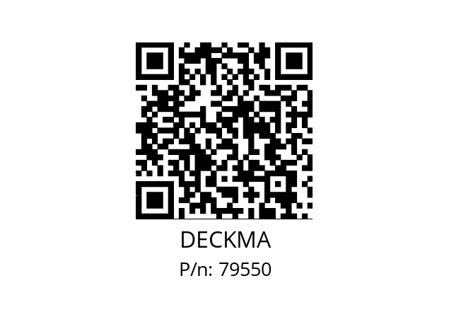   DECKMA 79550