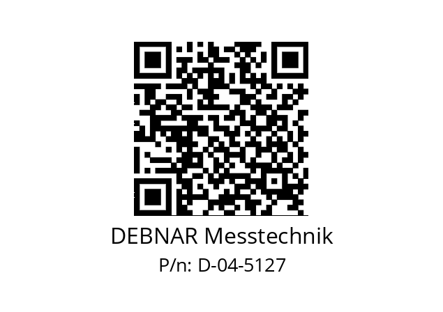   DEBNAR Messtechnik D-04-5127