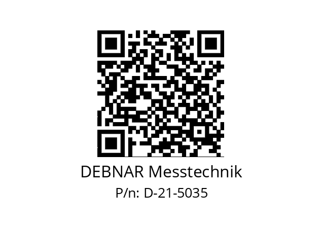   DEBNAR Messtechnik D-21-5035