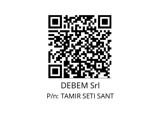   DEBEM Srl TAMIR SETI SANT