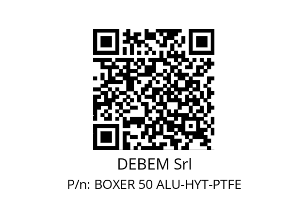   DEBEM Srl BOXER 50 ALU-HYT-PTFE