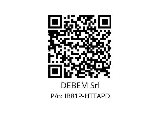   DEBEM Srl IB81P-HTTAPD