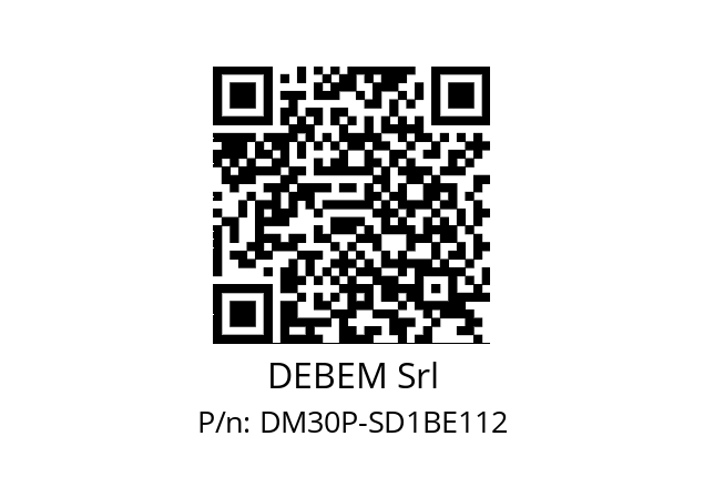   DEBEM Srl DM30P-SD1BE112