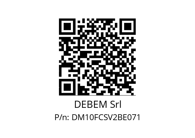   DEBEM Srl DM10FCSV2BE071