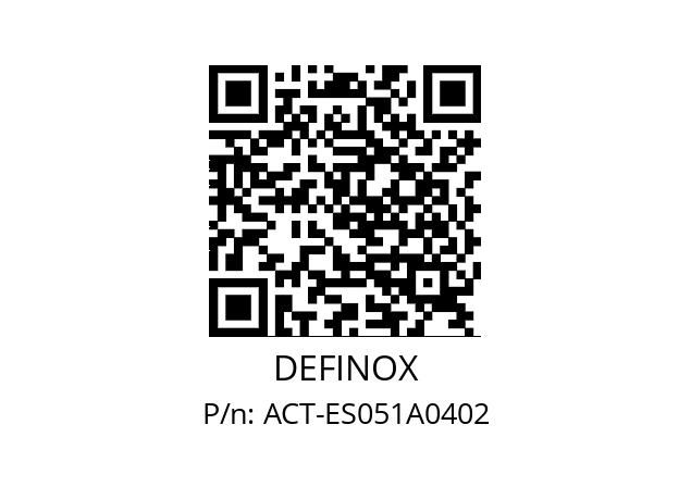   DEFINOX ACT-ES051A0402