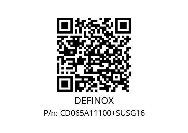   DEFINOX CD065A11100+SUSG16