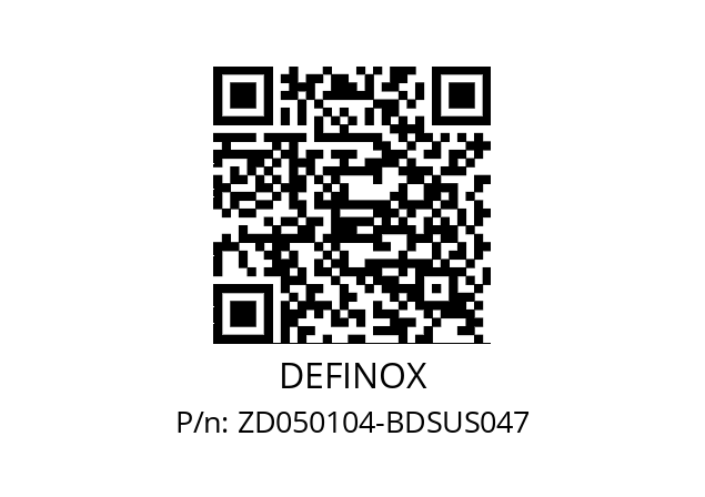   DEFINOX ZD050104-BDSUS047