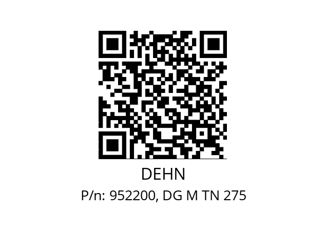   DEHN 952200, DG M TN 275