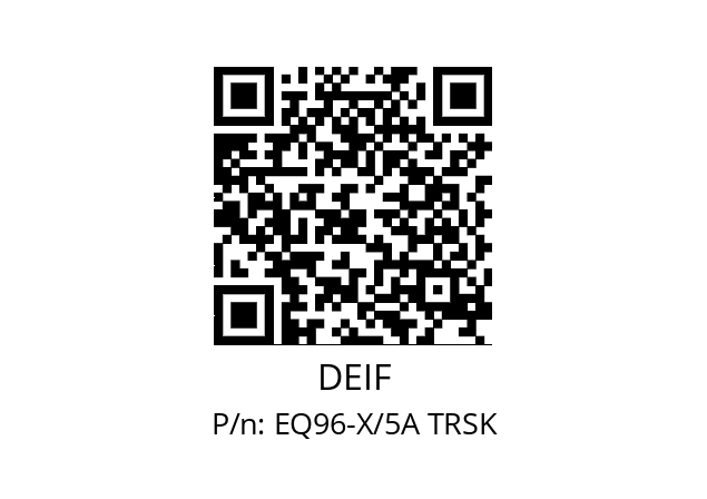   DEIF EQ96-X/5A TRSK